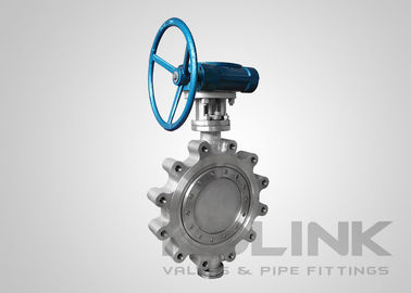 Ventilateur de papillon à triple excentricité à bagages en métal avec siège DN50-DN1200