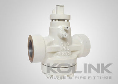 Valve de prise à filetage, valve de prise lubrifiée à pression équilibrée en acier coulé