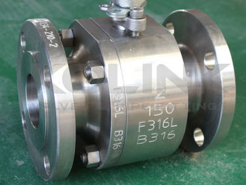 Valve à bille en acier forgé de 2 pièces de classe 150-1500 à bille flottante