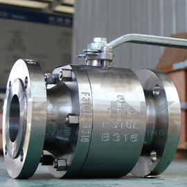 Valve à bille en acier forgé de 2 pièces de classe 150-1500 à bille flottante