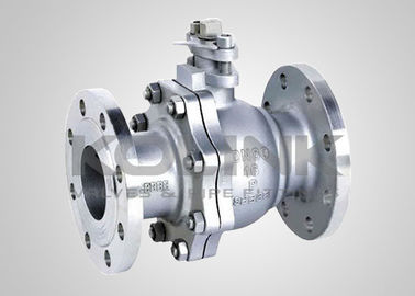 Valve à bille en acier inoxydable 2 pièces à corps divisé à bille flottante CF8 CF8M