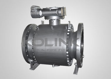 Valve à bille à port réduit, valve à bille à trou réduit en acier forgé à l'étanchéité au feu API 607