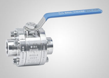 Valve à bille en alliage 20, alliage spécial en acier inoxydable duplex en alliage monel Hastalloy
