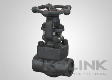 API 602 soupape de porte en acier forgé, soupape de porte soudée à la prise