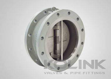 Valve de vérification de gaufre à double porte en acier inoxydable résistant et métallique