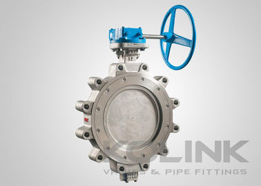 Valve à papillon à triple décalage en acier inoxydable 2-48 pouces