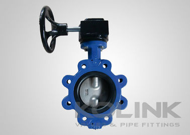 Ventilateur papillon sans épingle de ligne centrale en fer ductile de classe 150