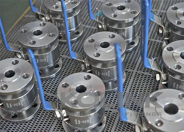 Valve à bille en acier forgé de 2 pièces de classe 150-1500 à bille flottante