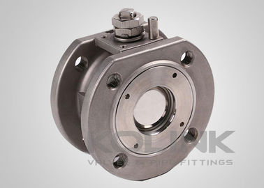 Valve à bille en acier inoxydable fin CF8 CF8M F304 F316