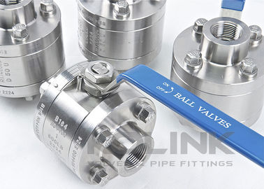 Valve à bille en alliage 20, alliage spécial en acier inoxydable duplex en alliage monel Hastalloy