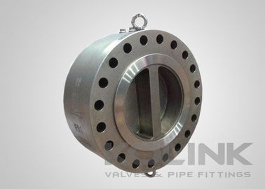 Valve de vérification de gaufre à double porte en acier inoxydable résistant et métallique