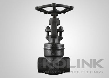 Vanne Globe en acier forgé à chapeau soudé Classe 800-2500 Filetage NPT
