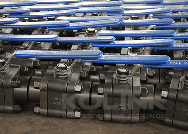 2pc soupape à billes en acier forgé, soudé à la prise / extrémité NPT, CL150-1500 A105 F304