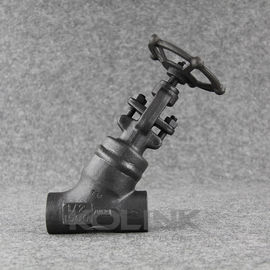 Ventilateur de boucle en acier forgé Y globule Ventilateur d'arrêt oblique Socket de port régulier soudé