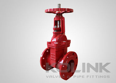 Ventilateur de protection incendie siège en caoutchouc élévation de la tige de fer moulé