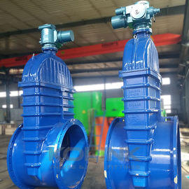 Ventilateur de porte électrique à actionnement de grande taille en fer ductile résistant DN1200