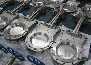 Valve de porte de couteau à flanc avec cône de déflexion SS 2-48 pouces