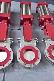 Valve de porte de couteau avec cône de déflexion en polyuréthane, résistance à l'usure, pour l'exploitation minière